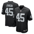 Jaquan Johnson Las Vegas Raiders Nike Game   Jersey - Black