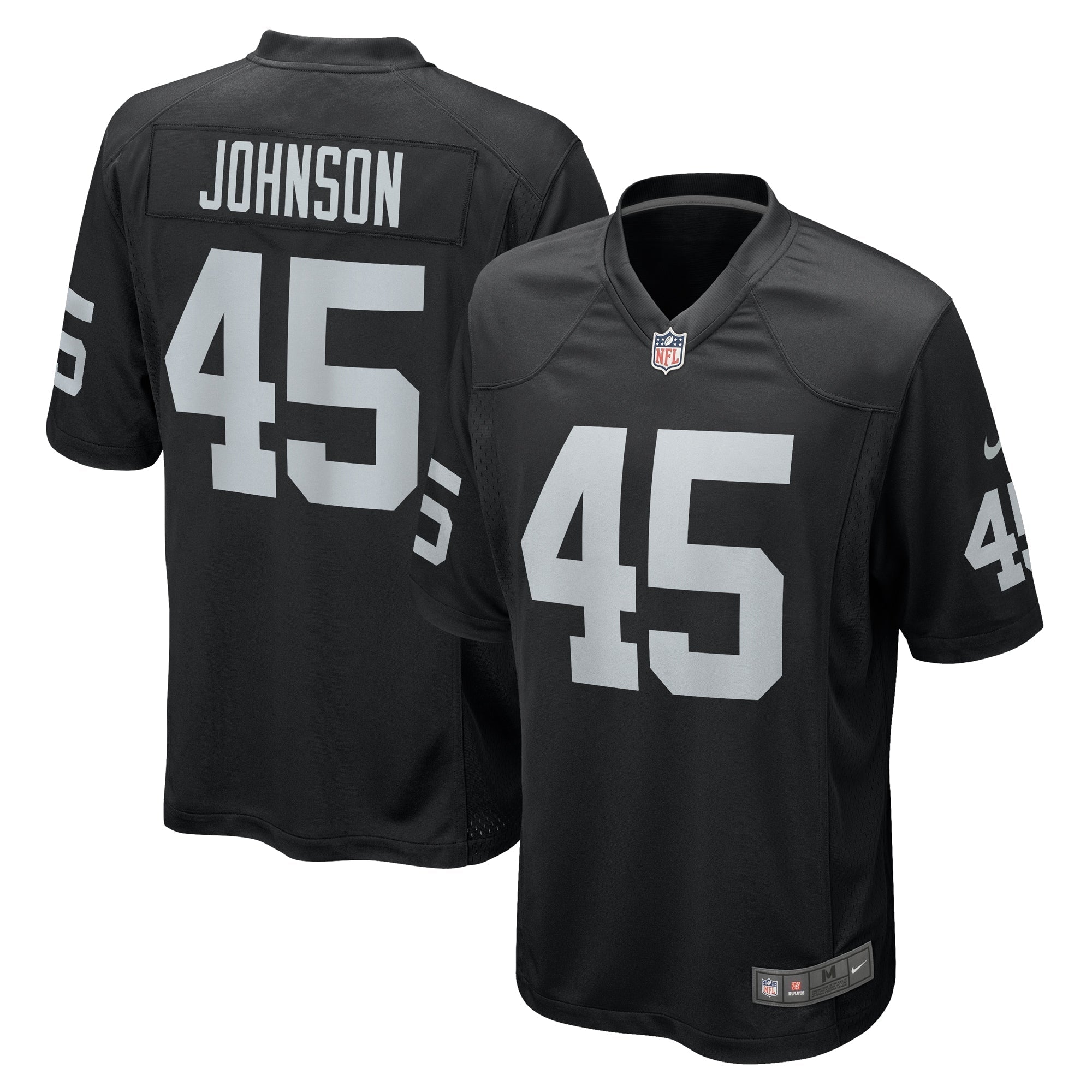 Jaquan Johnson Las Vegas Raiders Nike Game   Jersey - Black