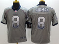 Men's Dallas Cowboys Troy Aikman #8 Gray Game Jersey1