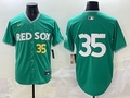 Men's Boston Red Sox Garrett Crochet #35 Green 2025 City Connect Limited Player Jersey
