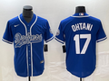 Men's Los Angeles Dodgers Shohei Ohtani #17 Blue Player Jersey1 Joint Edition