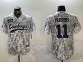 Men's Dallas Cowboys Micah Parsons #11 Arctic Camo 2024 Salute to Service Player Jersey1