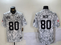 Men's San Francisco 49ers Jerry Rice #80 Arctic Camo 2024 Salute to Service Retired Player Limited Jersey1