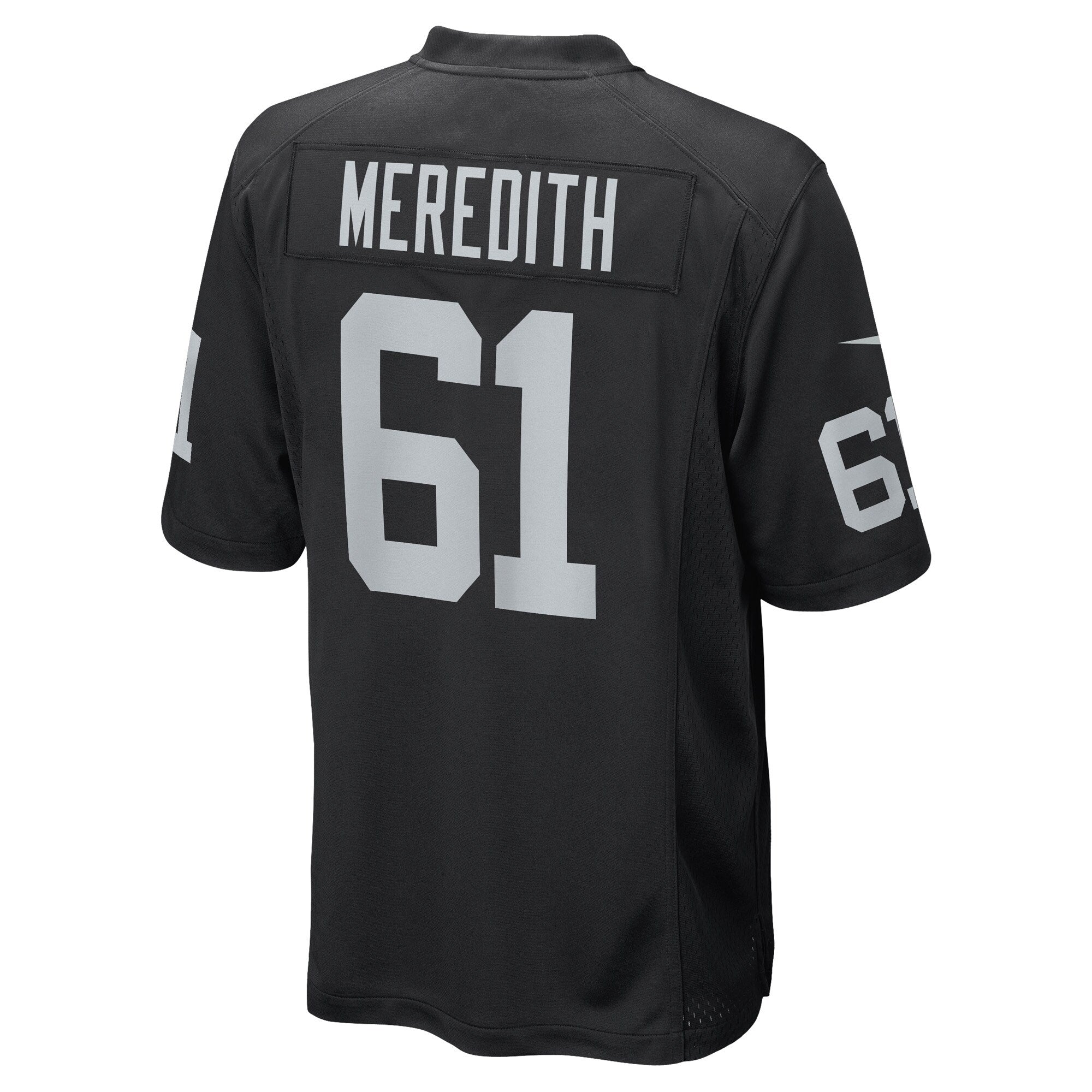 Jordan Meredith Las Vegas Raiders Nike Game   Jersey - Black