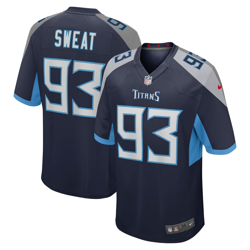 T'Vondre Sweat Tennessee Titans Nike Team Game Jersey -  Navy
