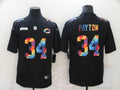 Men's Chicago Bears Walter Payton #34 Black Team Game Jersey1