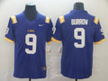 Men's Cincinnati Bengals Joe Burrow #9 Purple Game Jersey1