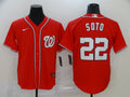 Men's Washington Nationals Juan Soto #22 Red Replica Baseball Jersey