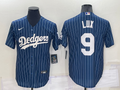 Men's Los Angeles Dodgers Gavin Lux #9 Blue Replica Baseball Jersey1