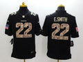 Men's Dallas Cowboys Emmitt Smith #22 Black Game Player Jersey1