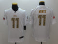 Men's Philadelphia Eagles #11 Carson Wentz White Game Player Jersey1