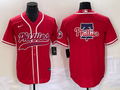Men's Philadelphia Phillies Red Replica Team Jersey Joint Edition