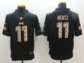 Men's Philadelphia Eagles Carson Wentz #11 Black Replica Jersey1