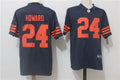 Men's Chicago Bears Jordan Howard #24 Navy Game Jersey1