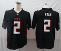 Men's Atlanta Falcons Matt Ryan #2 Black Game Player Jersey1