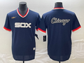 Men's Chicago White Sox Navy Cooperstown Collection Replica Game Jersey1