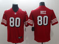 Men's San Francisco 49ers Jerry Rice #80 Red Game Jersey1