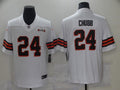 Men's Cleveland Browns Nick Chubb #24 White 1946 Collection Alternate Game Jersey1