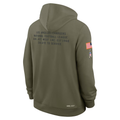 Men's Los Angeles Chargers Nike Olive 2025 Salute to Service Sideline Standard Issue Dri-FIT Hoodie