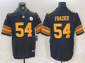 Men's Pittsburgh Steelers Zach Frazier #54 Black Alternate Game Jersey1