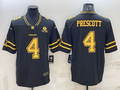 Men's Dallas Cowboys Dak Prescott #4 Black Team Player Jersey1