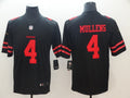 Men's San Francisco 49ers Nick Mullens #4 Black Game Jersey1