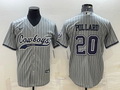 Men's Dallas Cowboys Tony Pollard #20 Gray Game Player Jersey1 Joint Edition