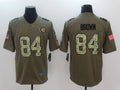 Men's Pittsburgh Steelers Antonio Brown #84 Brown Game Jersey1