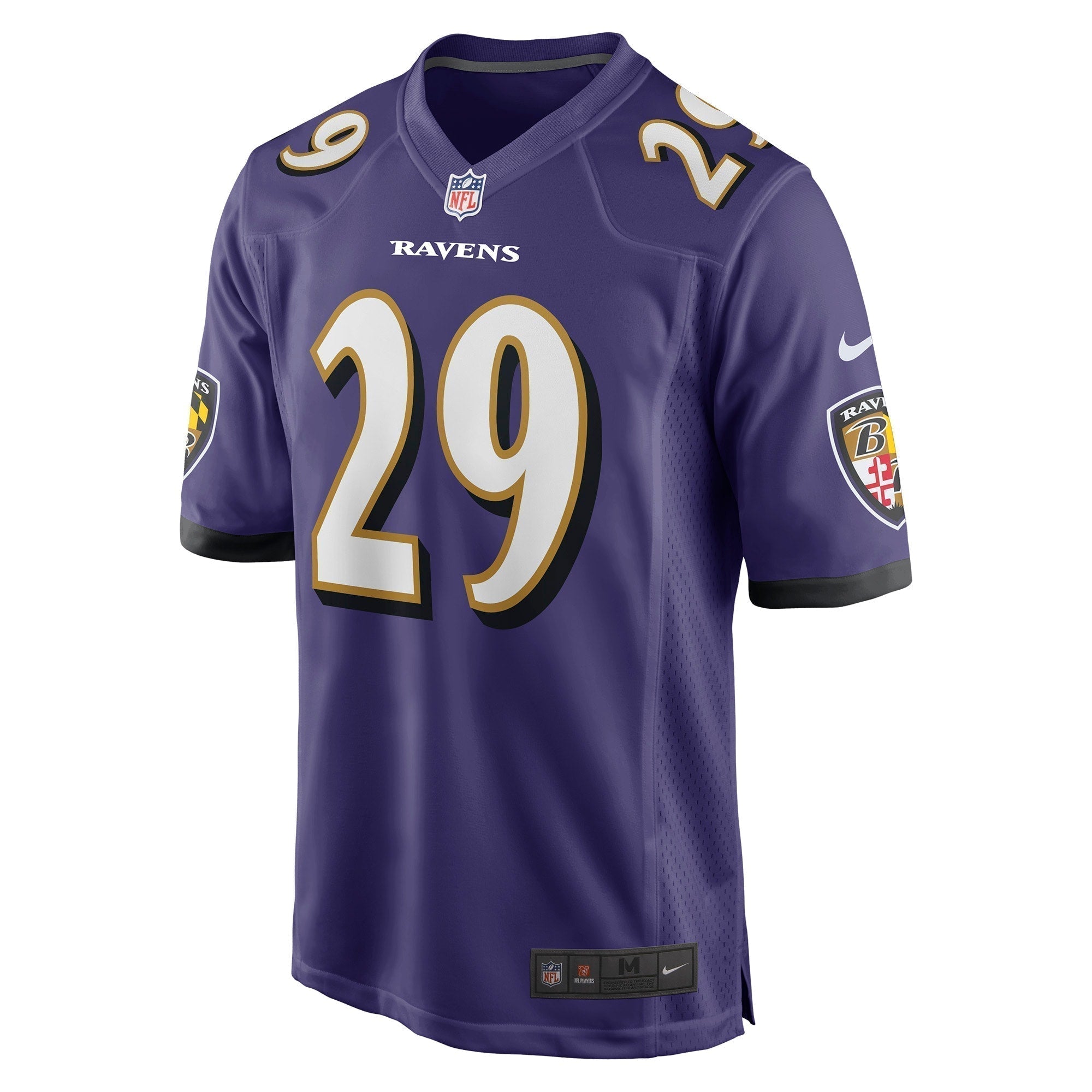 Ar'Darius Washington Baltimore Ravens Nike   Game Jersey - Purple