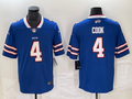Men's Buffalo Bills James Cook #4 Royal Game Player Jersey1