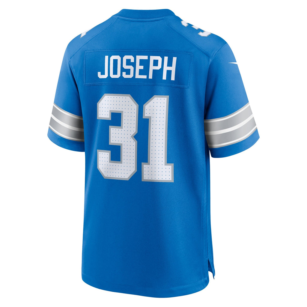 Kerby Joseph Detroit Lions Nike Team Game Jersey -  Blue