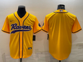 Men's Baltimore Ravens Yellow Blank Jersey1