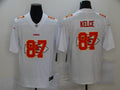 Men's Kansas City Chiefs Travis Kelce #87 White Authentic Game Jersey1