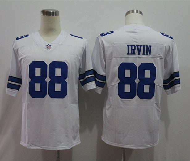 Men's Dallas Cowboys Michael Irvin #88 White Fashion Game Jersey1