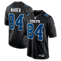 Men's Indianapolis Colts Tyler Warren Nike Black Fashion Game Jersey