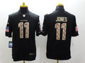 Men's Atlanta Falcons #11 Julio Jones Black Authentic Game Jersey1