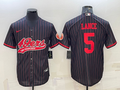 Men's San Francisco 49ers Trey Lance #5 Black Player Jersey1 Joint Edition
