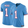 Tennessee Titans Cameron Ward Nike Light Blue 2025 NFL Vapor F.U.S.E. Limited  Jersey