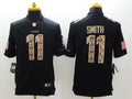 Men's Kansas City Chiefs Alex Smith #11 Black Game Jersey1