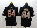 Men's Atlanta Falcons Roddy White #84 Black Game Player Jersey1