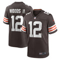 Michael Woods II Cleveland Browns Nike Game   Jersey - Brown