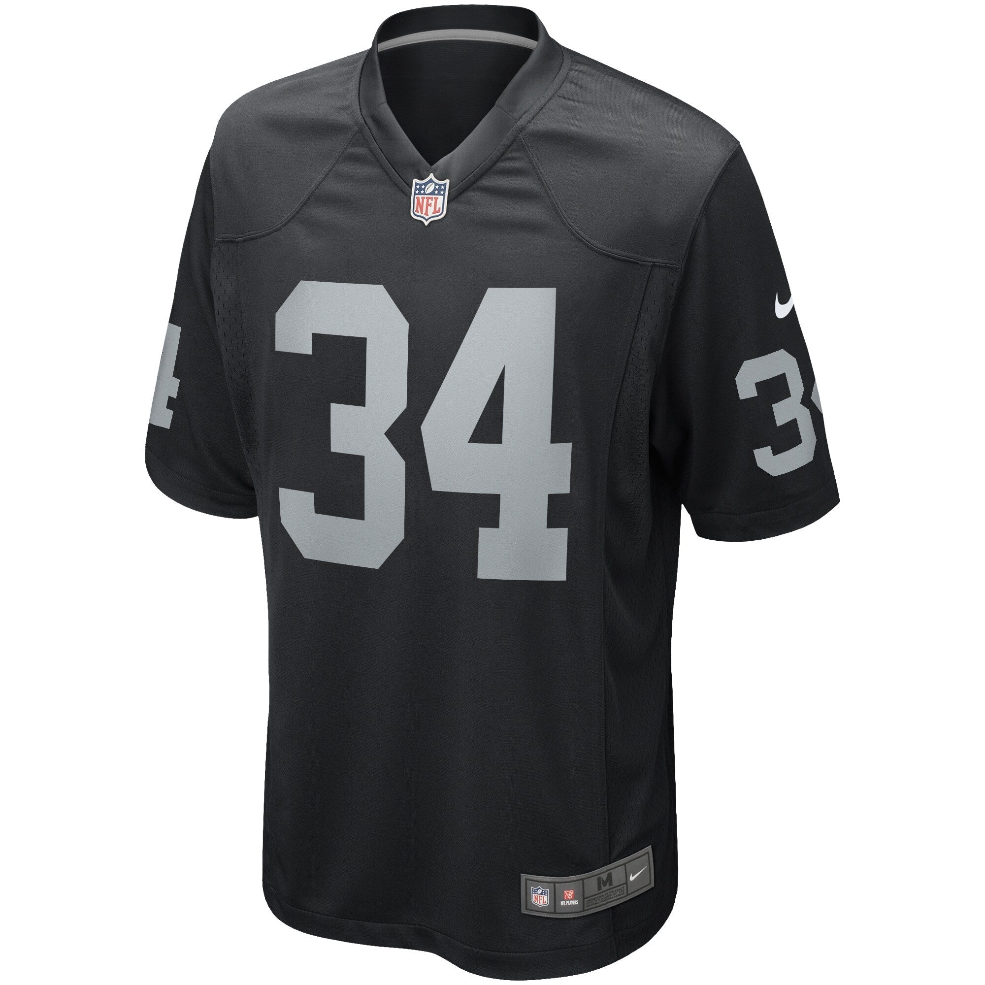 Bo Jackson Las Vegas Raiders Nike Game Retired   Jersey - Black