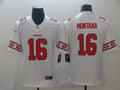 Men's San Francisco 49ers Joe Montana #16 White Authentic Game Jersey1