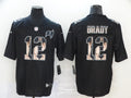 Men's Tampa Bay Buccaneers #12 Tom Brady Black Authentic Player Game Jersey1