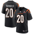 DJ Turner II Cincinnati Bengals Nike Super Bowl LVI Game Jersey - Black