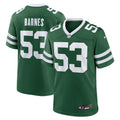 Zaire Barnes New York Jets Nike Team Game Jersey - Legacy Green