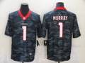 Men's Arizona Cardinals Kyler Murray #1 Gray Camouflage Game Jersey1