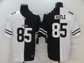 Men's San Francisco 49ers George Kittle #85 Black/White Game Jersey1
