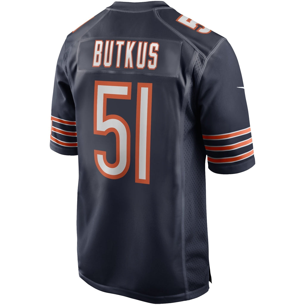 Dick Butkus Chicago Bears Nike Game Retired   Jersey - Navy