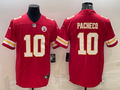 Men's Kansas City Chiefs Isiah Pacheco #10 Red Game Jersey1